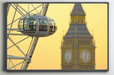 London Eye Big Ben Sunset I